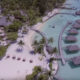 BORA BORA PEARL BEACH RESORT aerial views